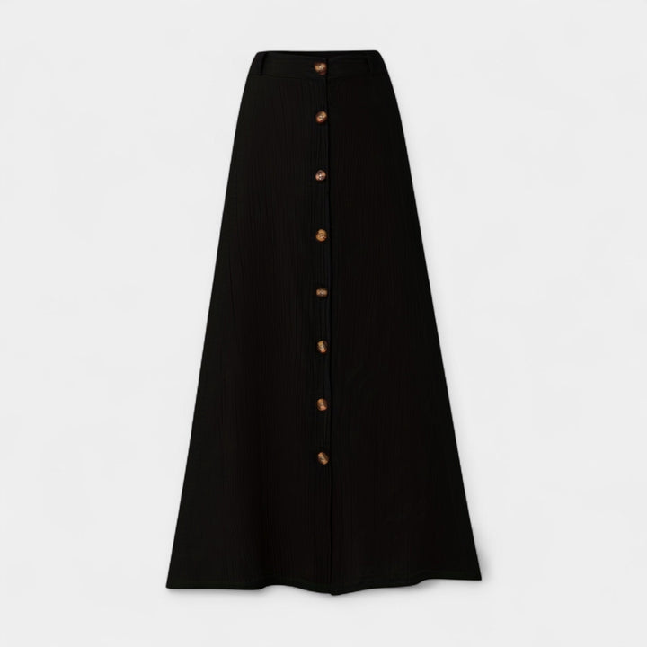 Sheer Midi Skirt with Split