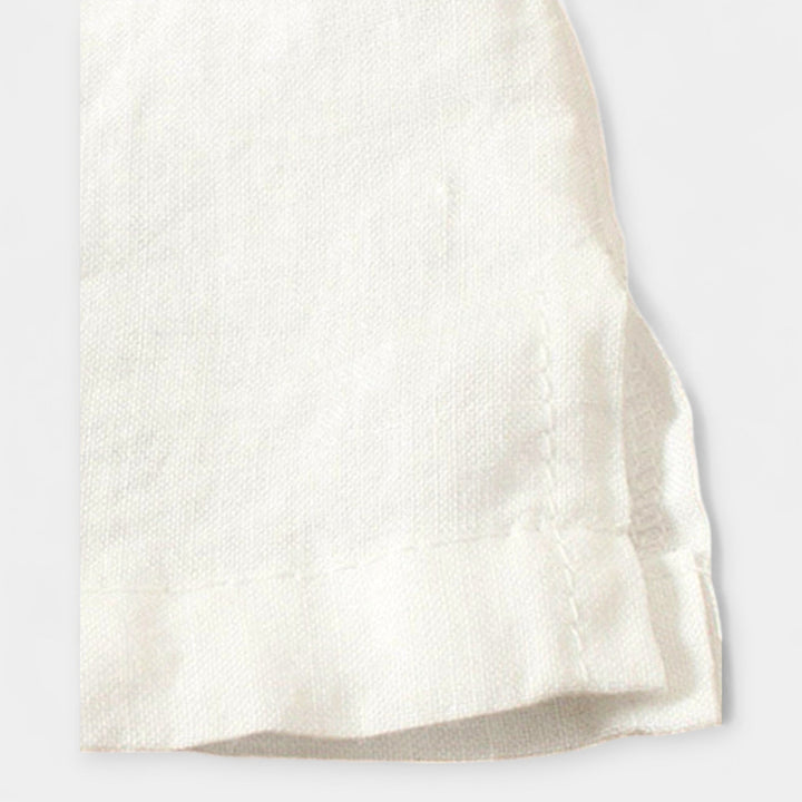 Short-Sleeved Blouse with Buttons