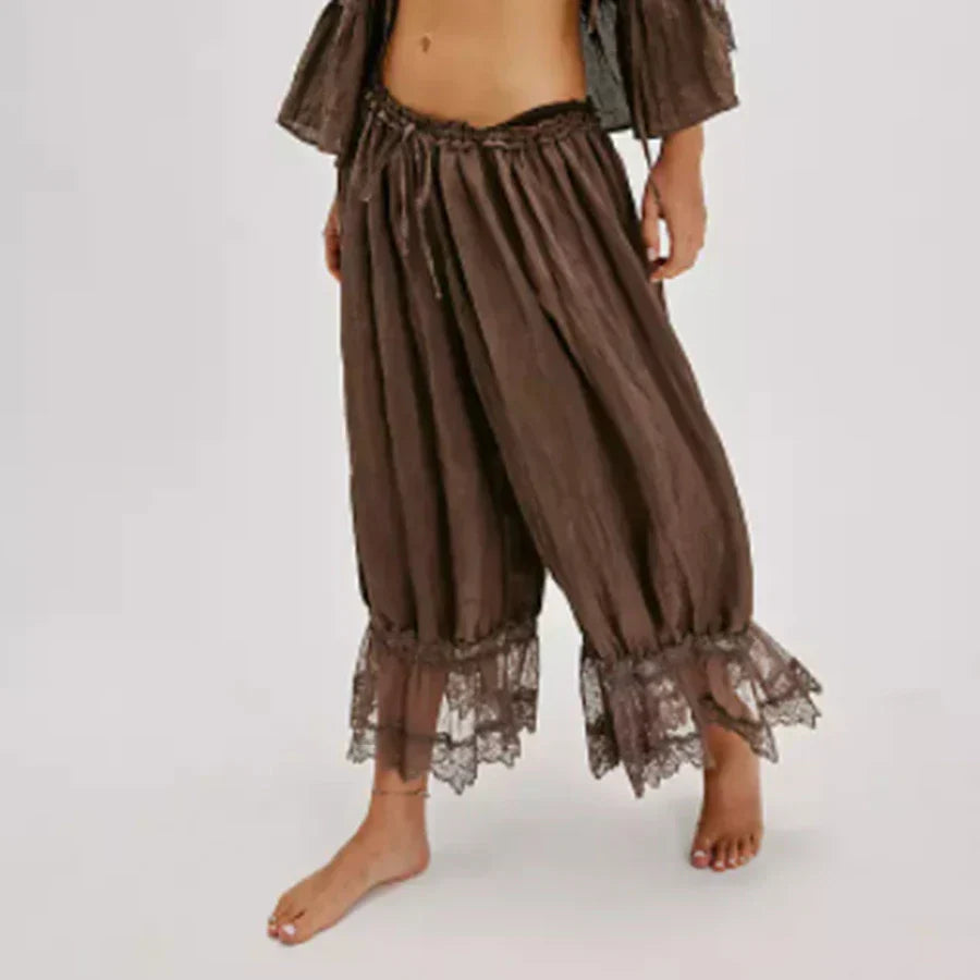 Boho Trousers with Lace
