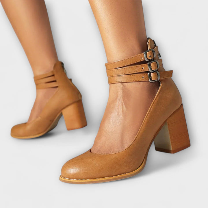 Pumps with Ankle Strap Design