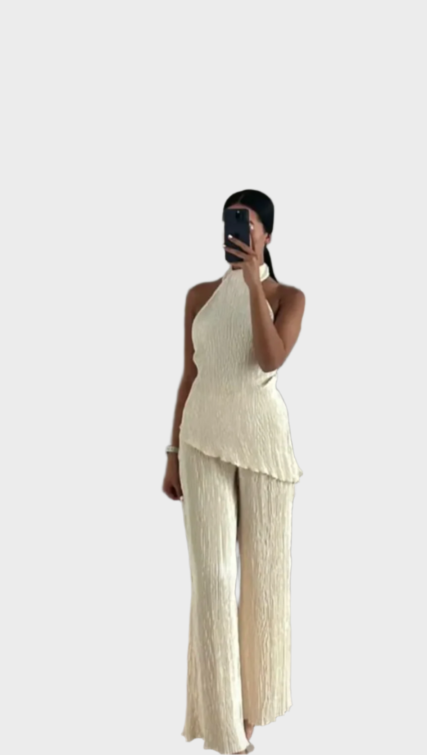Elegant Pleated Set