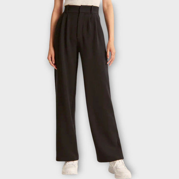 Wide-Leg Tailored Pants