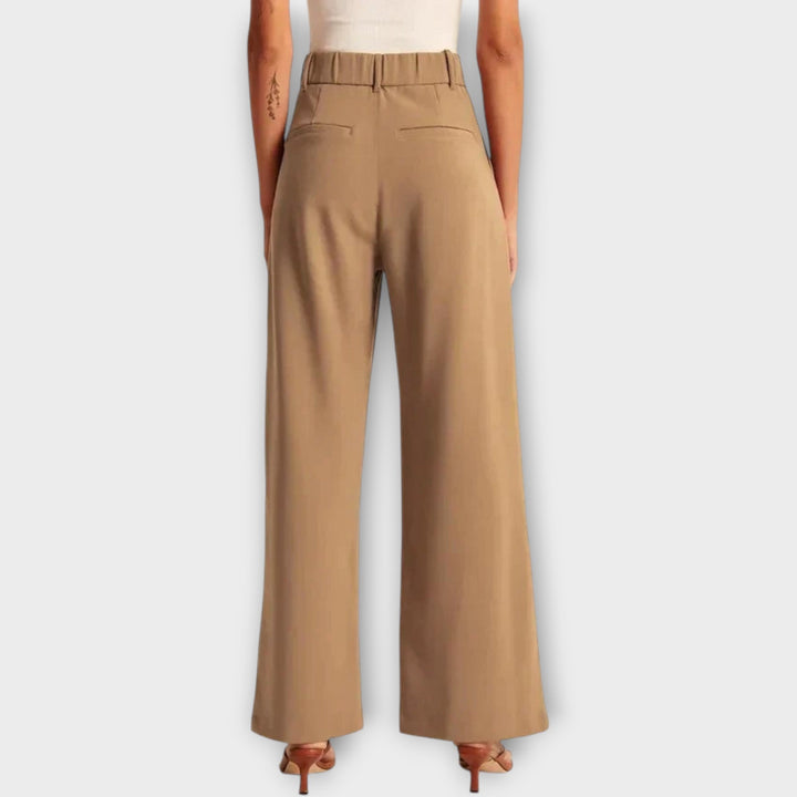 Wide-Leg Tailored Pants