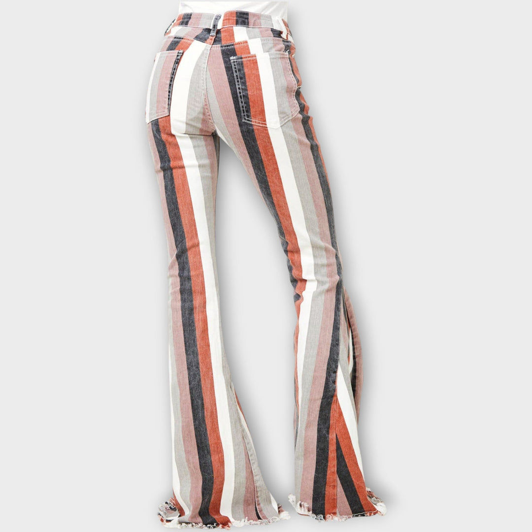 Rust Multi Color Jeans