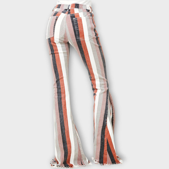 Rust Multi Color Jeans
