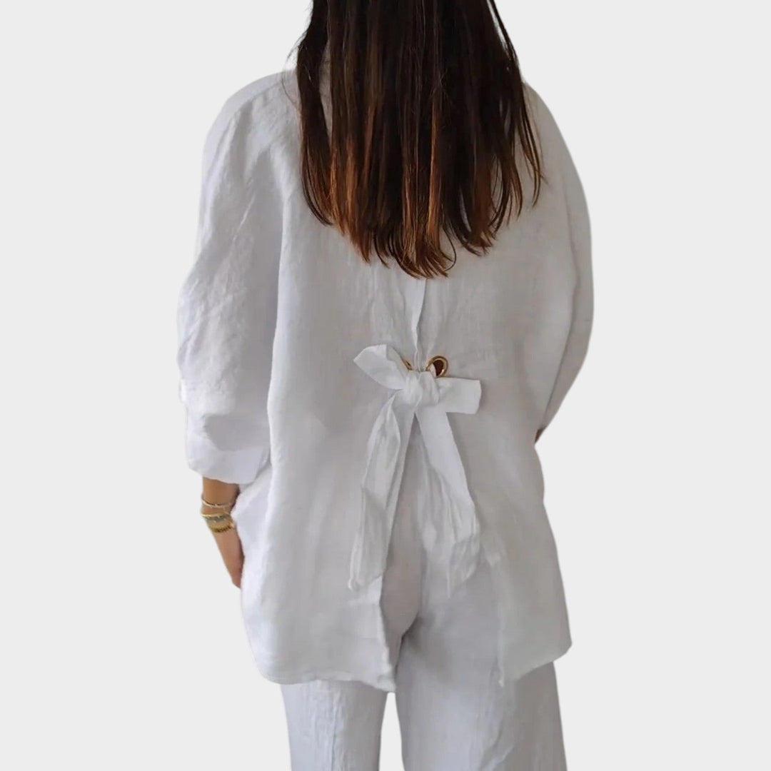 Relaxed Button-Up Everyday Blouse